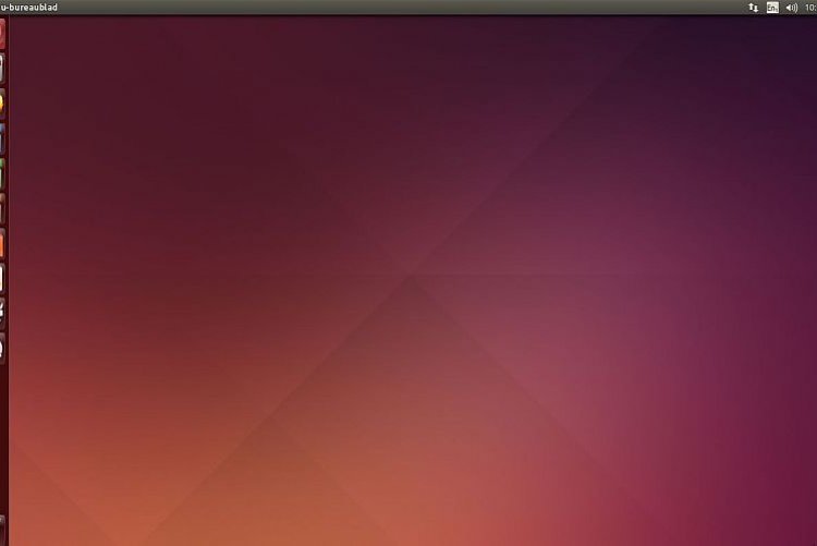 De standaard interface van Ubuntu 14.04 heet Unity